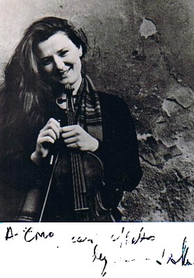 Foto con dedica di Myriam Dal Don